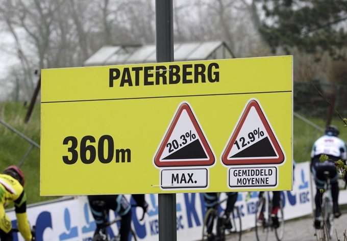 Paterberg climb features in the Women's Tour of Flanders