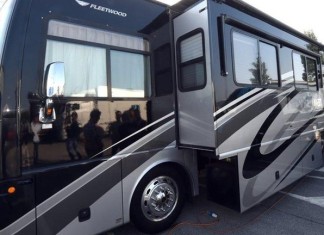 Team Sky Richie Porte Motor Home