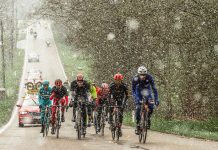 Liege Bastogne Liege 2016 snow covered race