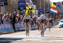 Lizzie Armitstead and Emma Johansson 2016 Tour of Flanders