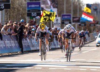 Lizzie Armitstead and Emma Johansson 2016 Tour of Flanders