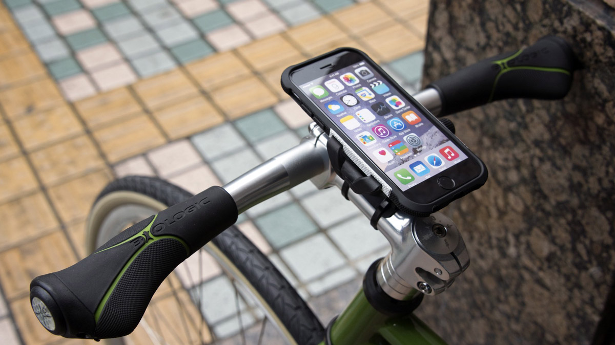 R TOOGOO Bicyclette Phone Support Guidon Max Large 9cm Clip Fixation du support pour iPhone Samsung Cellphone GPS 